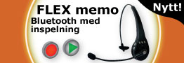 Flex memo Bluetooth med inspelning