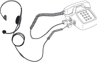 Headset directly connected